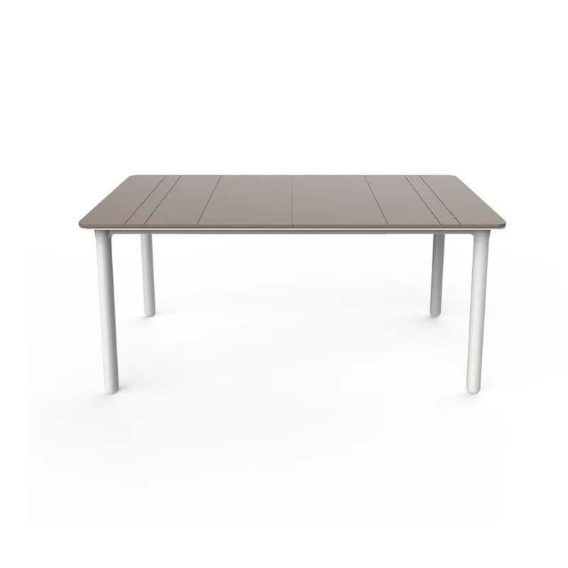 Kup online Beżowo-biały stół ogrodowy Resol NOA, 160x90 cm Bonami