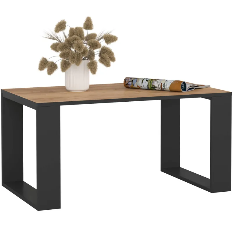 Ława kawowa NOX 92 cm - dąb craft czarne nogi Wybór klientów
