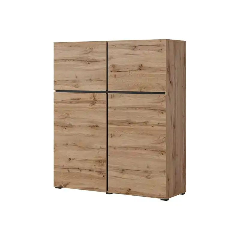 Rabat Komoda CROSS 76 dąb wotan + czarny