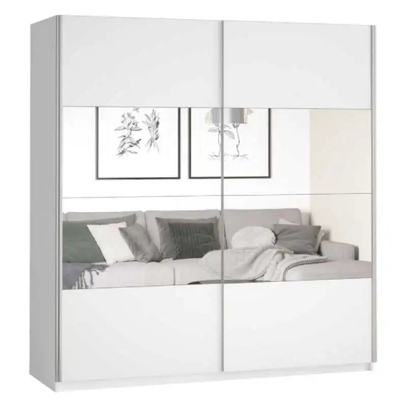 Rabat Szafa z lustrem 180 cm BETA 56 biały