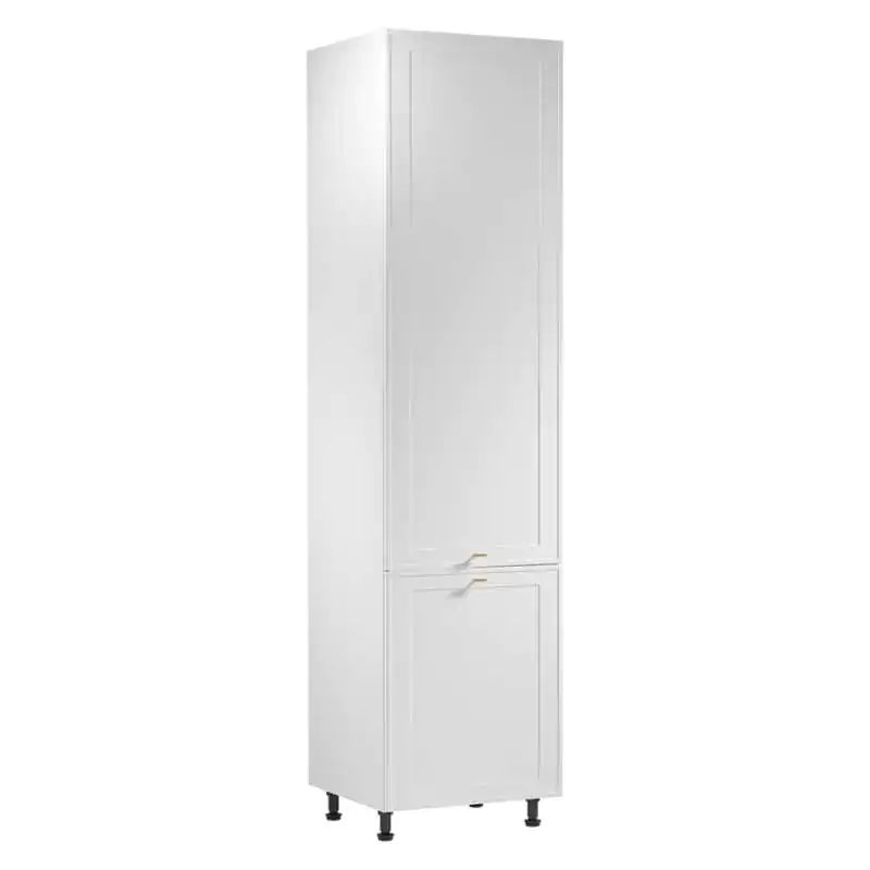 Kup online Szafka dolna wysoka pod zabudowę lodówki SORENTO D60ZLN P/L Biały + Ramka MDF