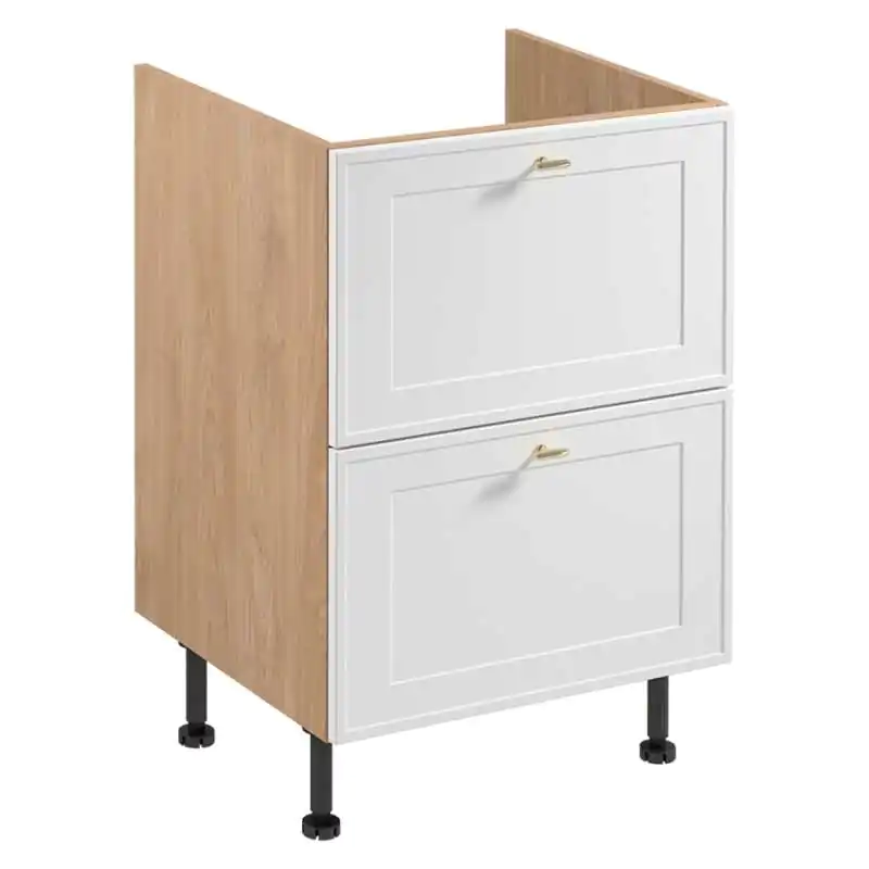 Szafka dolna pod zabudowę indukcji SORENTO D60IN Puccini + Ramka MDF Nowy