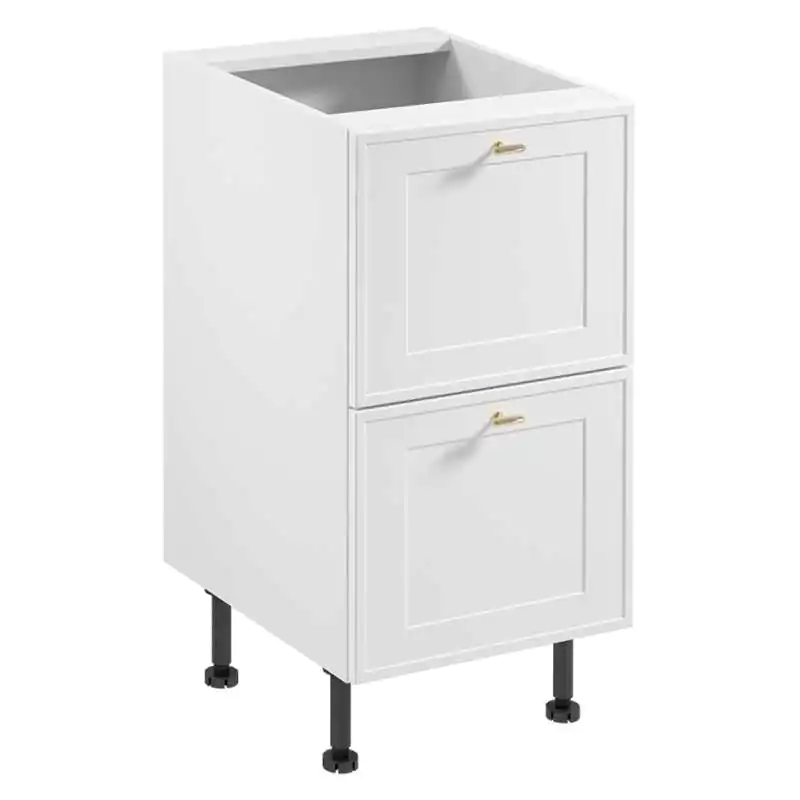 Szafka dolna SORENTO D45S2 Biały + Ramka MDF Tylko dziś