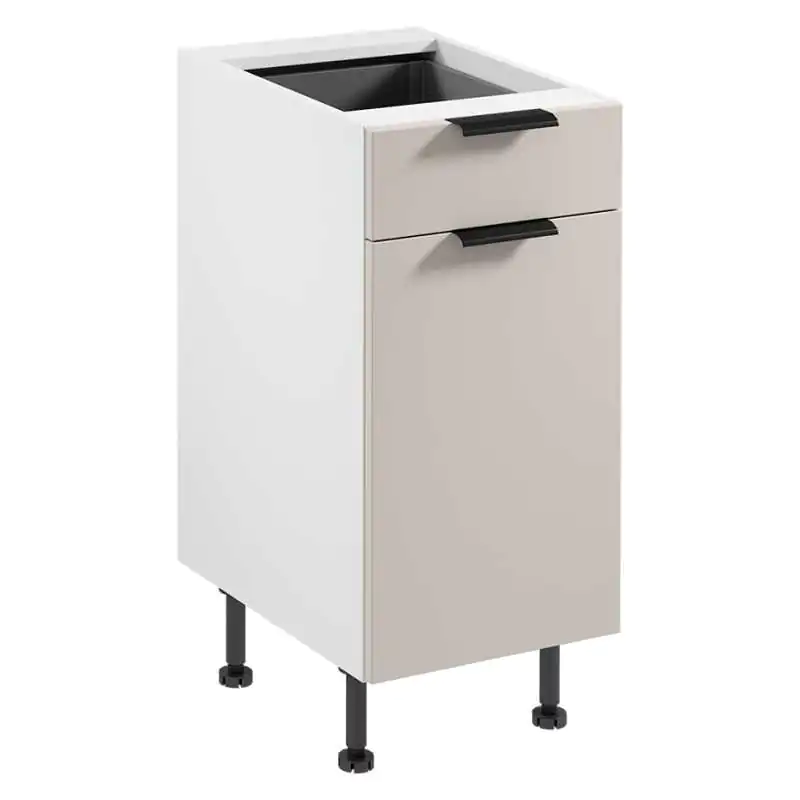 Szafka dolna SORENTO D40S1 P/L Biały + Beige Zamów dziś
